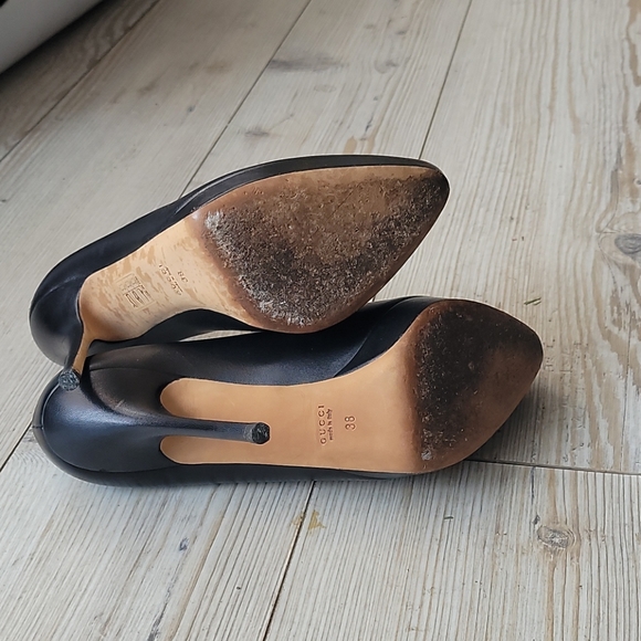 Gucci Leather Platform Pumps - Picture 5 of 5